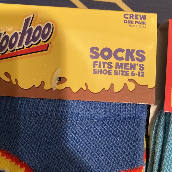 Men’s 3 Pack Snack & Junk Food Theme Crew Socks Set - Picture 2 of 8